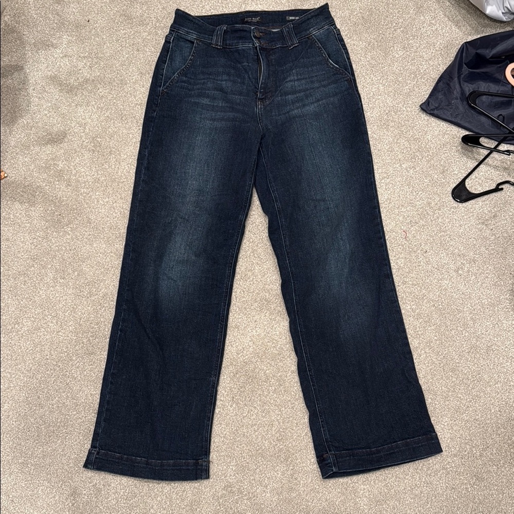 Judy Blue The Essential High-Rise Dark Wash Wide Leg Jeans